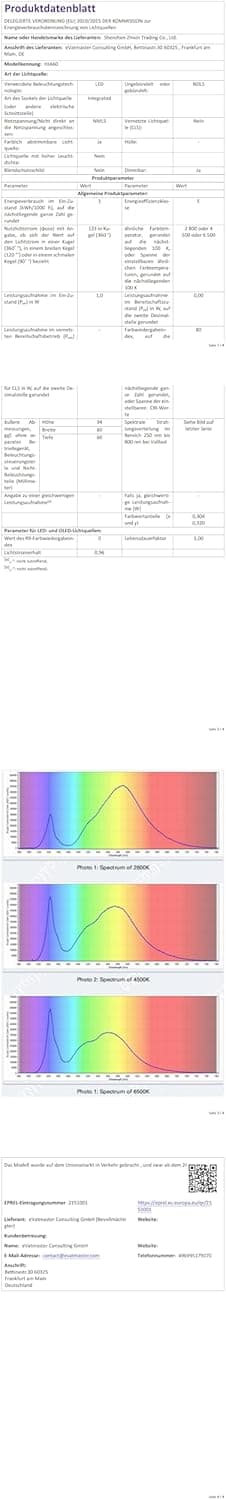 Thumbnail 6 de LGMCF Rechargeable E14 Dimmable Light Bulb (Magnetic Base, Detachable Charging) with Remote & Timer – 1 Pack, 8W