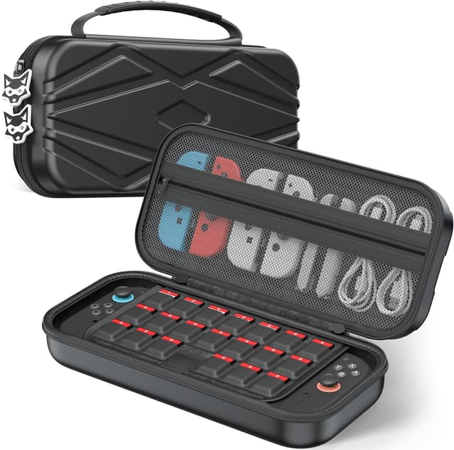 Detalle de HELLCOOL Switch 2 Tasche 20 Spielefächer