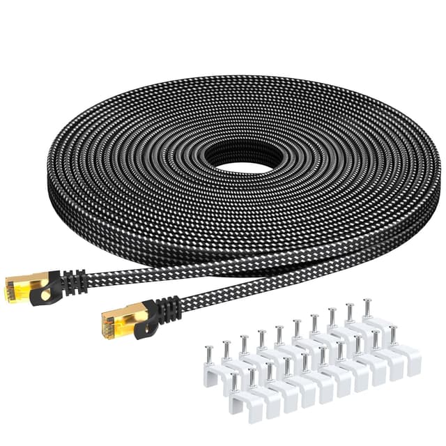 Detalle de ARISKEEN Cat 8 Ethernet Cable 10M 40Gbps