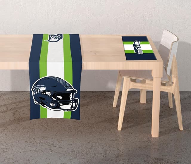 Detalle 2 de Proformance Home NFL Big Logo Repeat Reversible Place Mat & Table Runner Set
