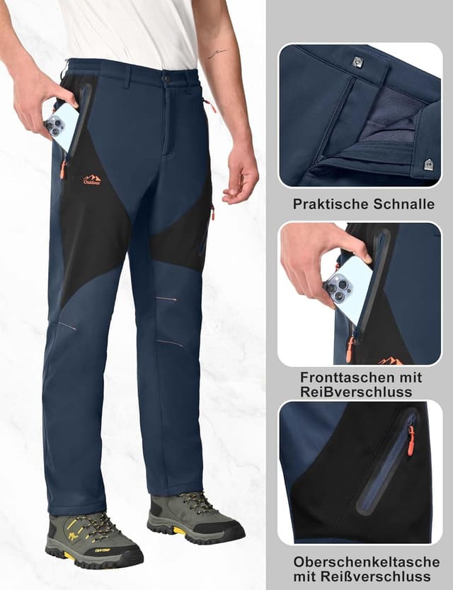 Thumbnail 1 de HFDWYJ Uomo pantaloni invernali impermeabili