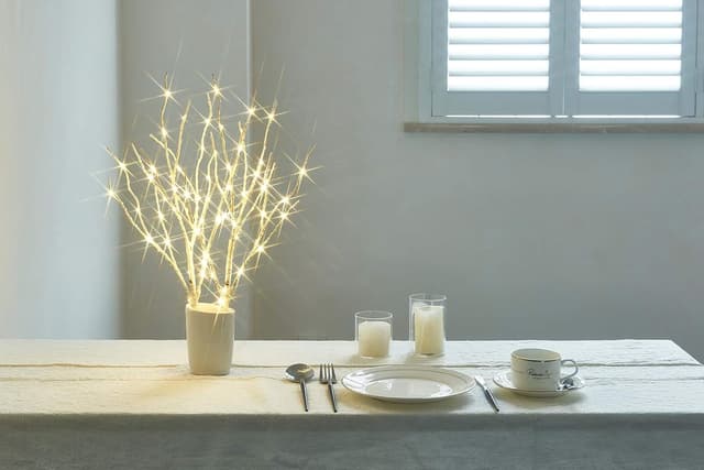 Thumbnail 1 de Fudios 18IN Birch Branches with 70 LED Lights 🎄