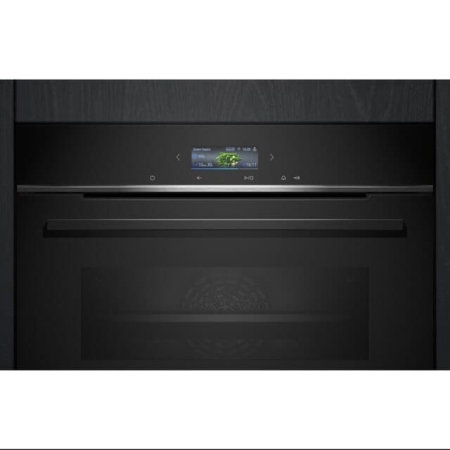 Detalle de Siemens HB734G1B1 horno multifunción 3D 71 L