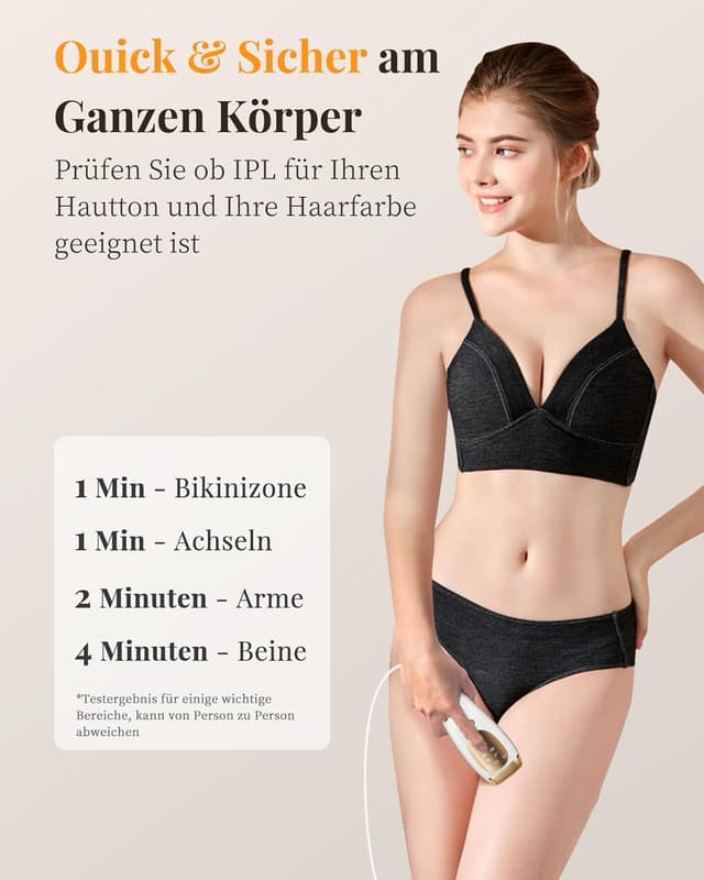 Detalle 2 de Haarlosy IPL Haarentfernung mit 9 Stufen