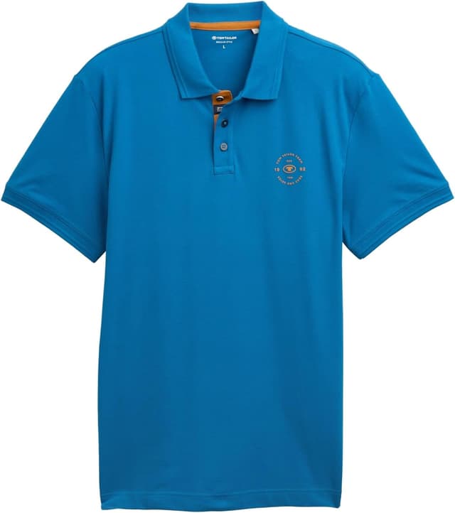 Detalle de Tom Tailor 1046796 Polo da uomo in confezione singola: comfort e tessuto leggero