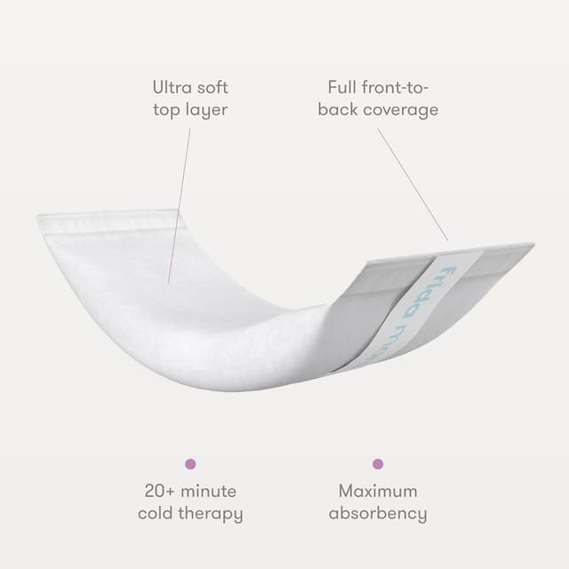 Detalle de Frida Mom 2 in 1 postpartum cooling pads with built-in instant cold therapy