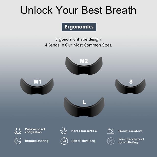 Detalle de PVFH8F Magnetische Nasenpflaster gegen Schnarchen (für 30 Tage)