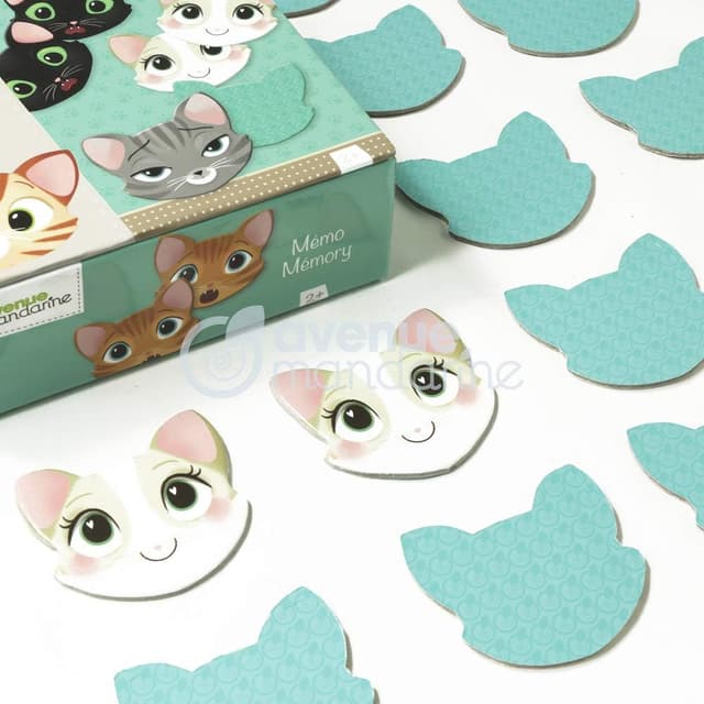 Detalle de Avenue Mandarine módulo de juego educativo gatos