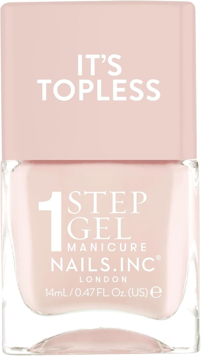 Detalle de Nails.INC It's Topless Gel-Like Nail Polish (4-in-1) – Base Coat, Treatment, Colour & Top Coat, Air Dry 14 ml