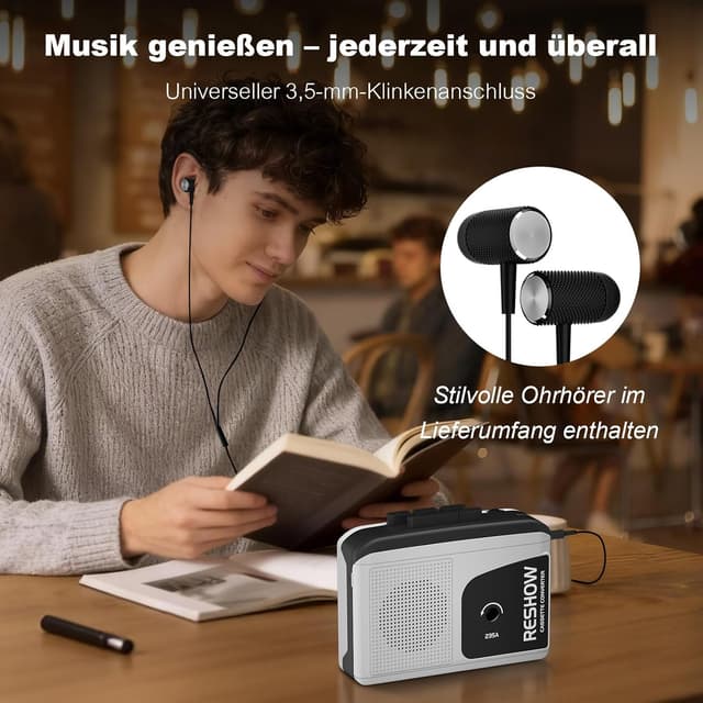 Thumbnail 1 de Reshow Lettore a cassette portatile 📼