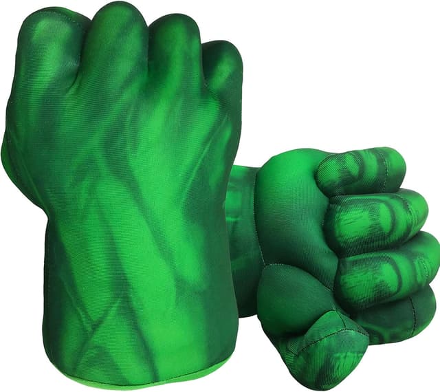 Detalle de NuGeriAZ Superhero Hands for Kids Smash Punches Gloves (Green A)