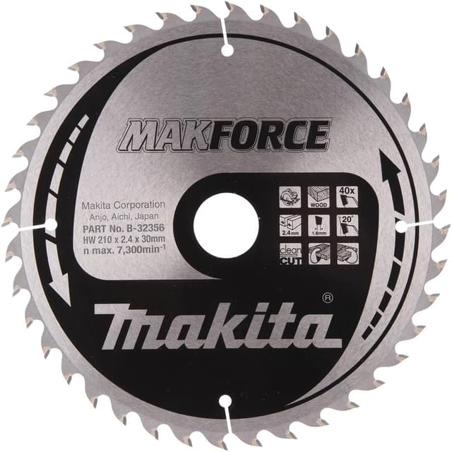 Imagen de Makita makforce Lame de scie 210 x 30 mm 40 T en OfertitasTOP