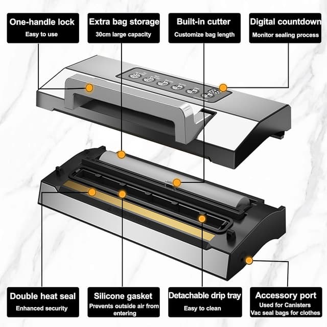 Thumbnail 6 de 2025 LIWUNON Fast-Vacuum Sealer ⚙