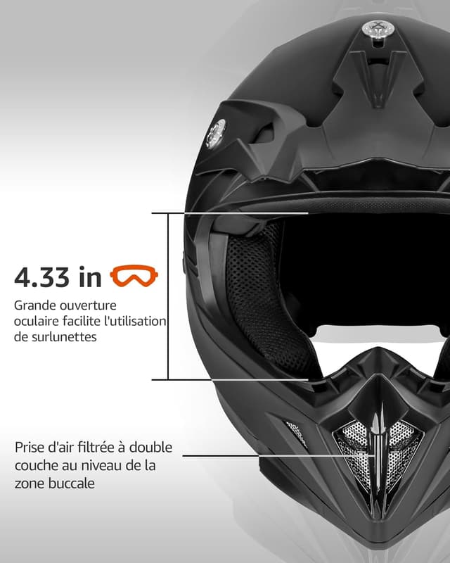 Thumbnail 5 de YEMA YM-915 Casco Motocross