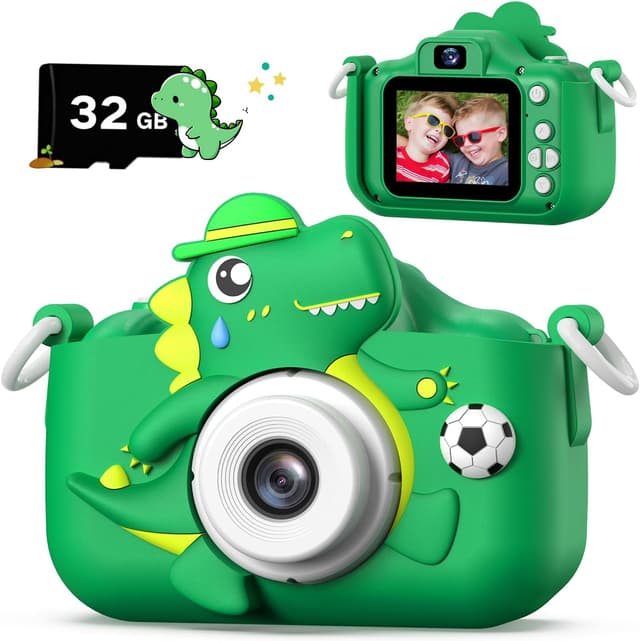 Detalle de Kinderkamera Dinosaurier Selfie 32GB
