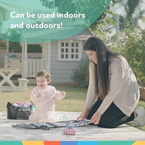 Thumbnail 5 de Nuby Alfombra bebé acolchada reversible 150x200 cm 🧸