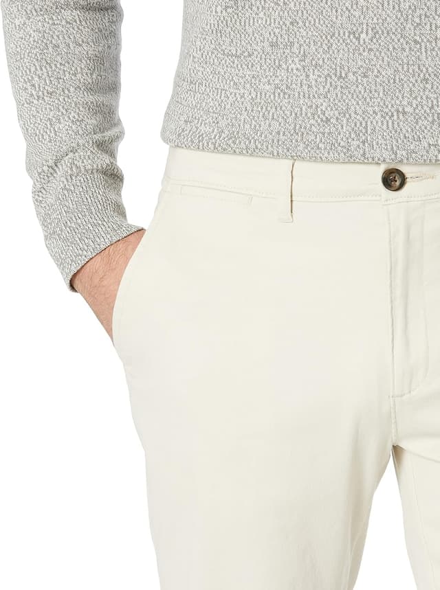 Detalle de Straight-Fit Chino Pants, Stone 40W x 30L