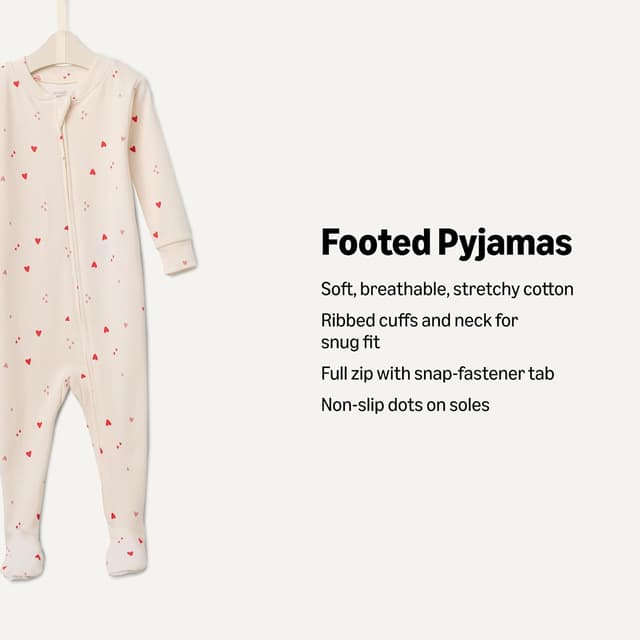 Detalle de Amazon Essentials x Sofia Grainge Mommy and Me long sleeve pyjama set (snug fit)
