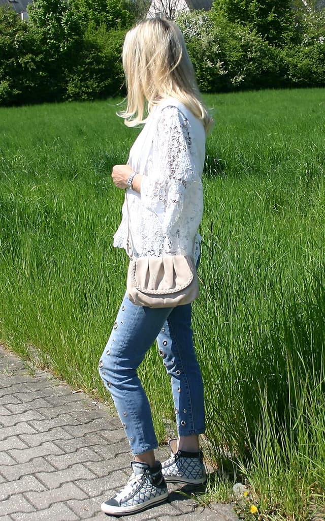 Thumbnail 1 de JENNIFER JONES Kleine elegante Damen Umhängetasche 23 cm