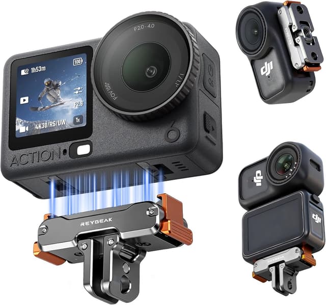 Detalle de REYGEAK Magnethalterung für DJI Action 6/OSMO Nano