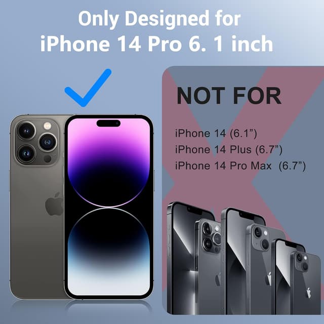 Thumbnail 6 de Red2Fire Waterproof iPhone 14 Pro Case (6.1”) with Built-in Screen & Camera Protectors, IP68, MagSafe Compatible, Shockproof (Black/Clear)