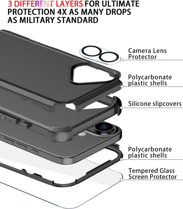 Thumbnail 4 de Diverbox iPhone 16 Case with 15 ft Drop Protection