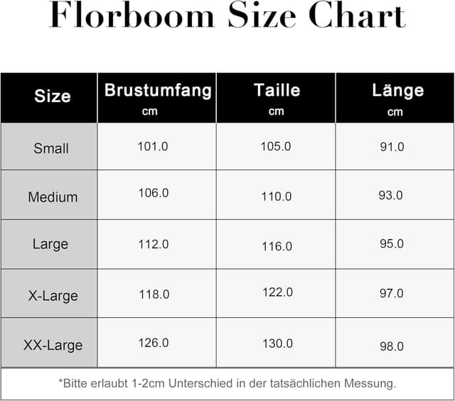 Thumbnail 6 de Florboom Langarm Blusenkleid Minikleid V-Ausschnitt 👗