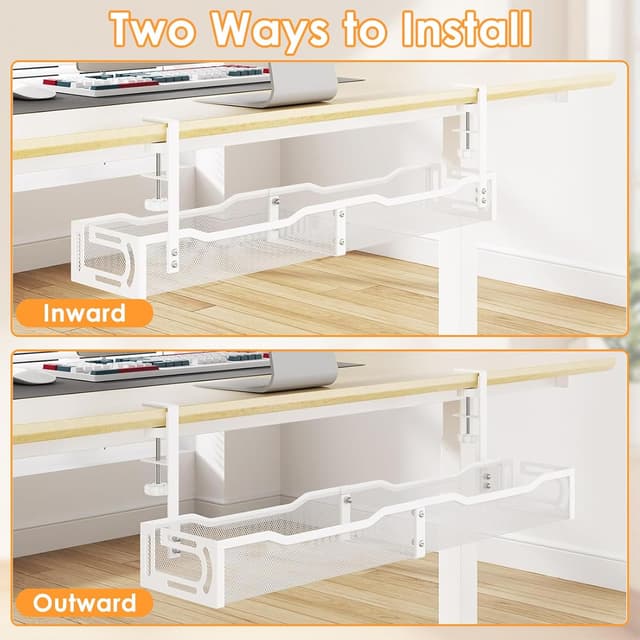 Thumbnail 6 de Tivddikun Cable Management 25" under-desk organiser