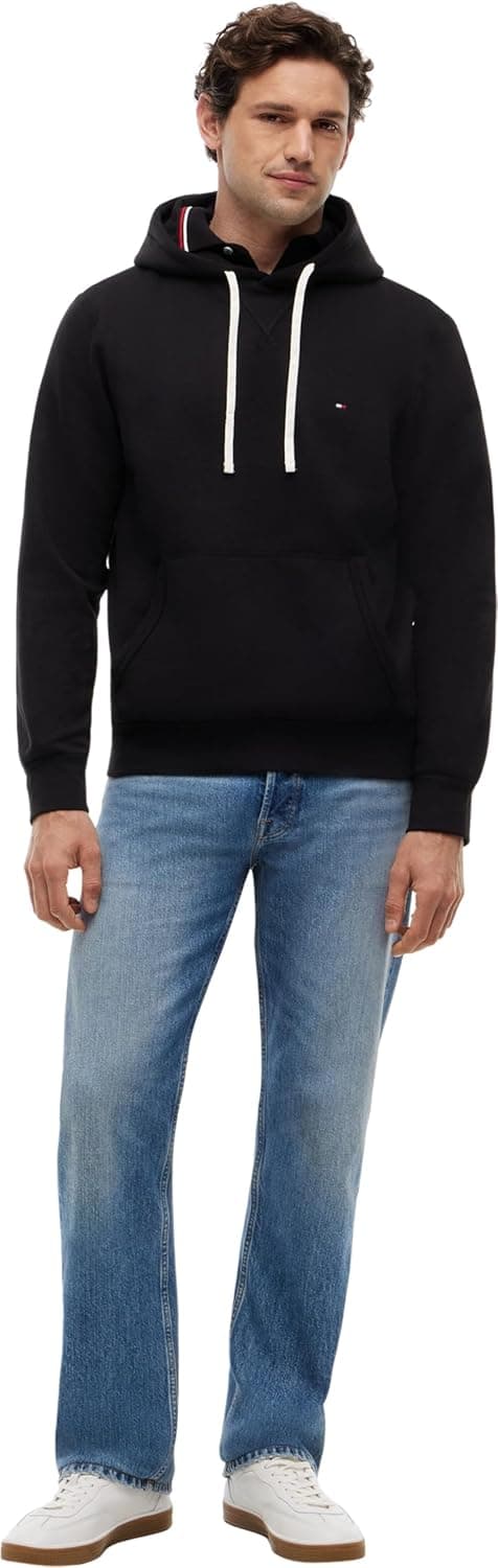 Detalle de Tommy Hilfiger Men’s Essential Regular Fit Fleece Hoodie