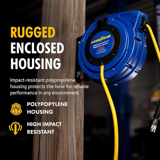 Thumbnail 5 de Goodyear Air Hose Reel Retractable 15 m