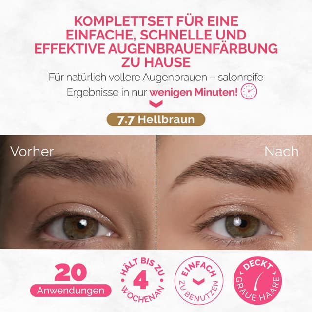 Detalle 2 de Renata Beauty Brow Färbeset Augenbrauenfarbe