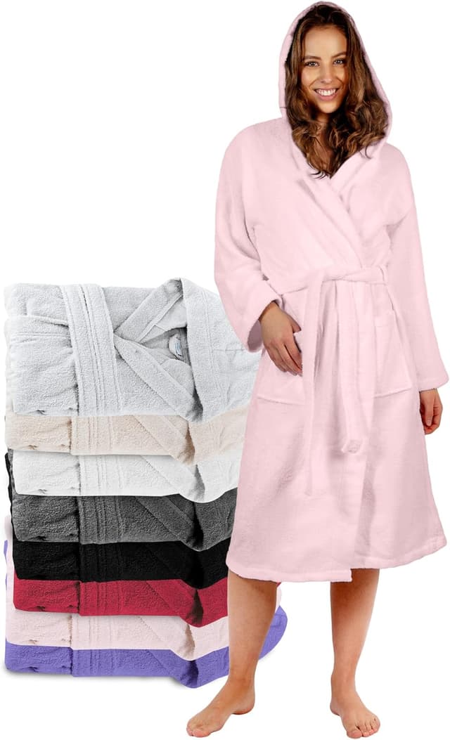 Imagen de Twinzen Accappatoio Donna Cappuccio Spugna en OfertitasTOP
