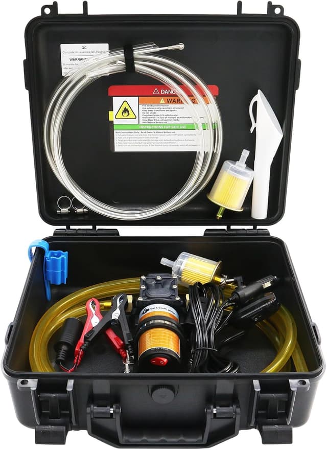 Detalle de Steauty 12V 75W Fuel Transfer Pump Set (110GPH, gasoline/diesel)