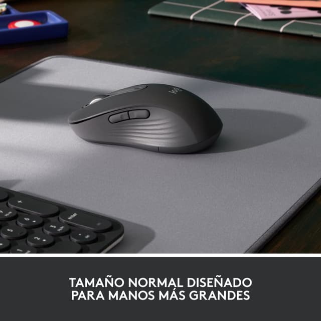 Thumbnail 1 de Logitech Signature M650 L Ratón inalámbrico 2000 DPI gris 🖱