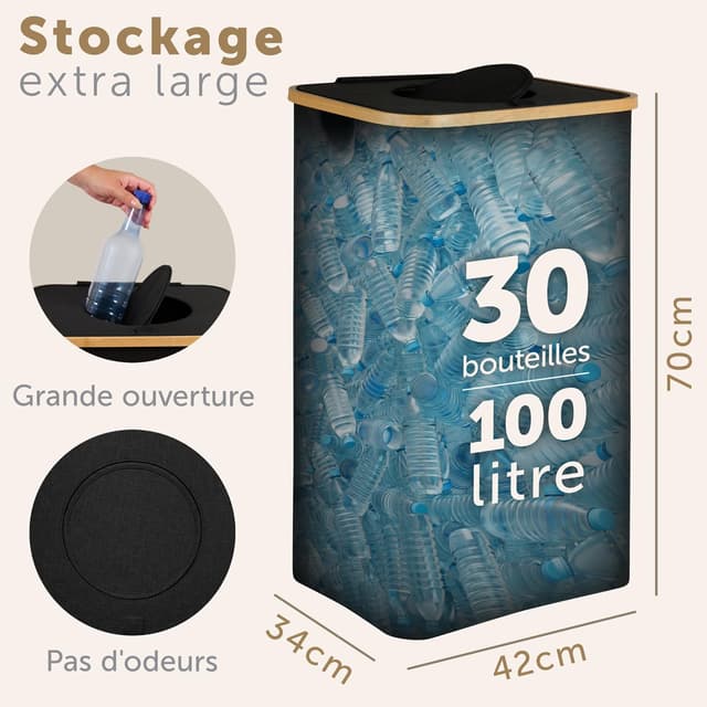 Detalle 1 de Blumtal Conteneur de consigne 100L