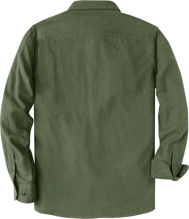 Detalle de Dubinik Flanellhemd Herren 6 oz Langarm