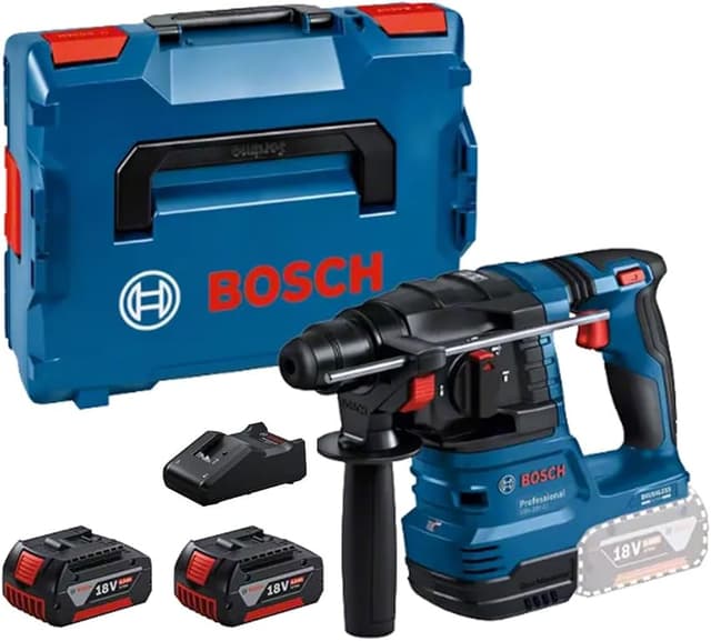 Detalle de Bosch Professional GBH 18V-22 martillo perforador 4,0 Ah 🛠