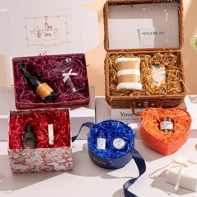 Thumbnail 5 de 500 g Geschreddertes Papier Rot als Füllmaterial