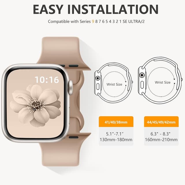 Thumbnail 4 de CeMiKa 6 Pack Sport Straps for Apple Watch 40mm