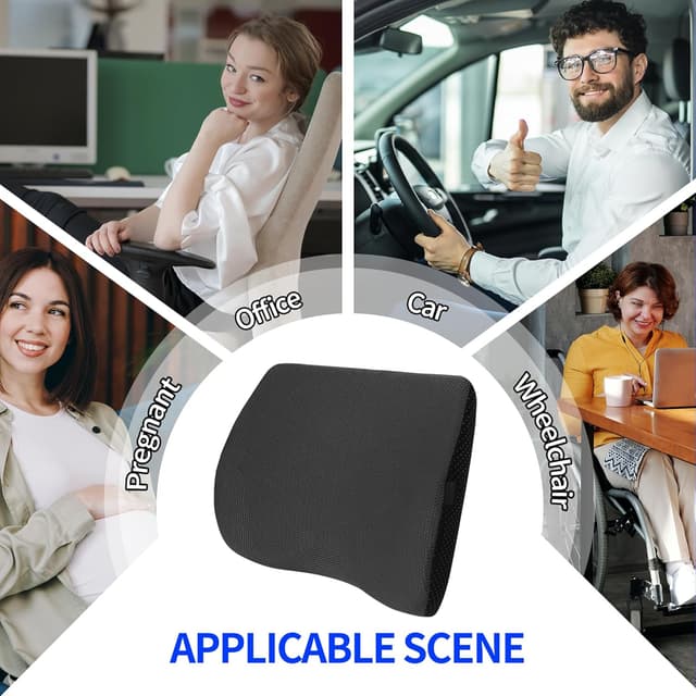 Thumbnail 6 de TISHIJIE Lumbar Support Pillow for Car