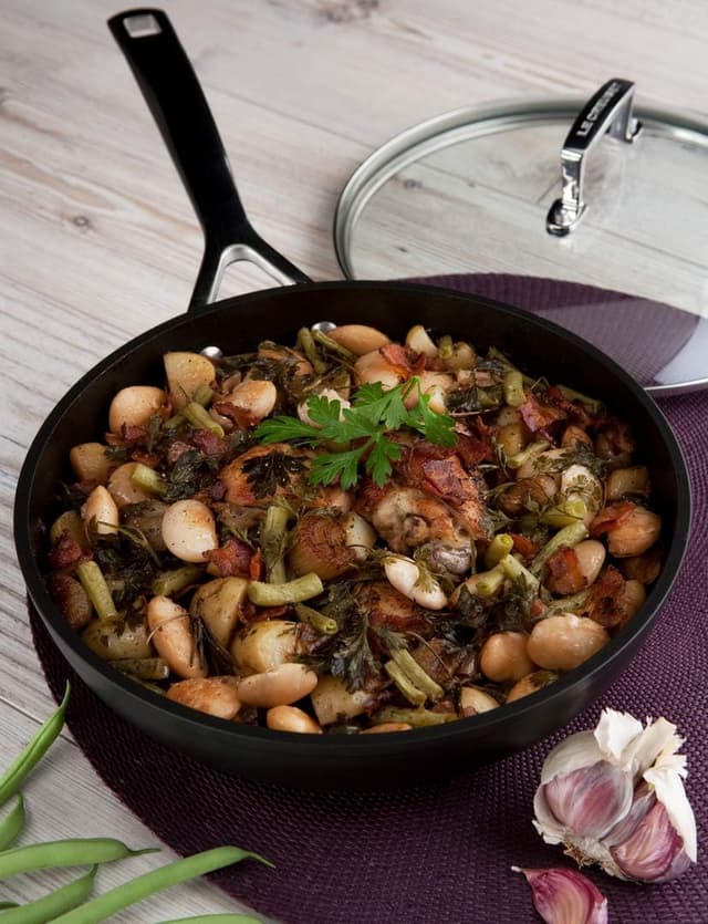 Thumbnail 4 de Le Creuset Tapa de Cristal 30 cm Plateada y Transparente 🥘