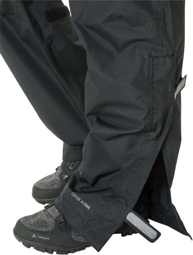 Detalle de VAUDE Damen Fluid Pants Regenhose – wasserdicht, winddicht & PFC-frei