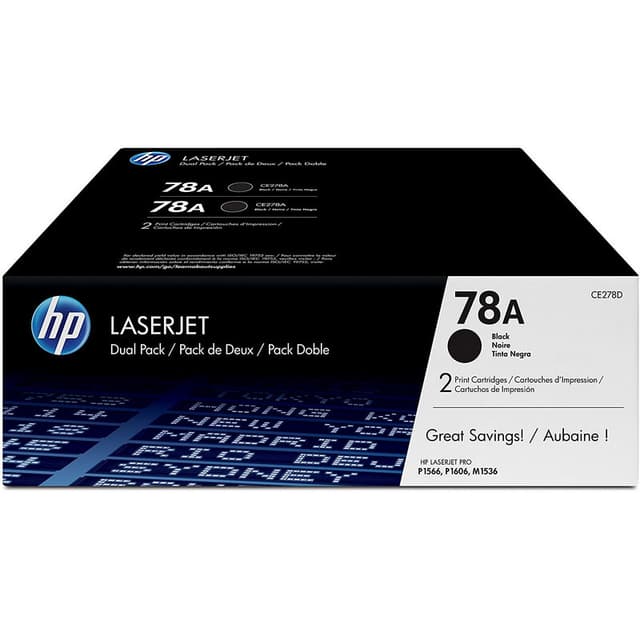 Detalle de HP 78A Pack Ahorro Tóner LaserJet Negro