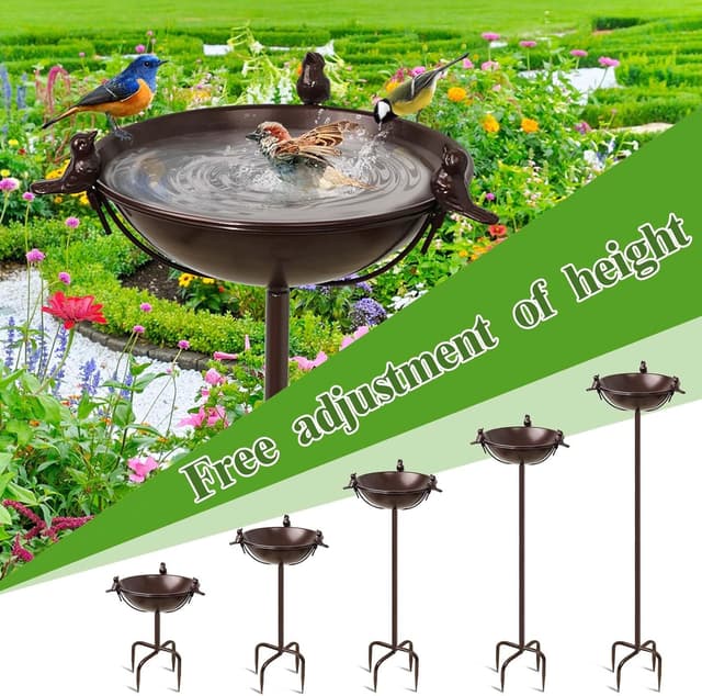 Thumbnail 5 de Giyiprpi Metall Vogelbad Garten 147x25 cm
