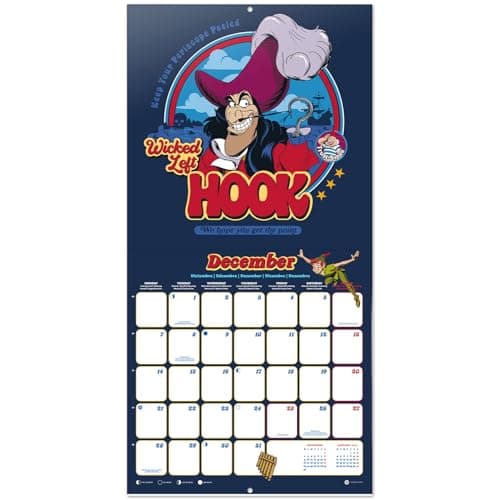 Detalle 1 de Grupo Erik Calendario 2026 pared Disney Clásicos 30x30 cm 🗓