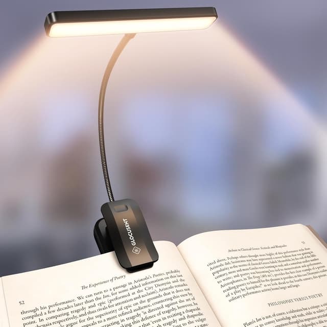 Imagen de Glocusent 26 LED Luz de Lectura USB-C recargable en OfertitasTOP