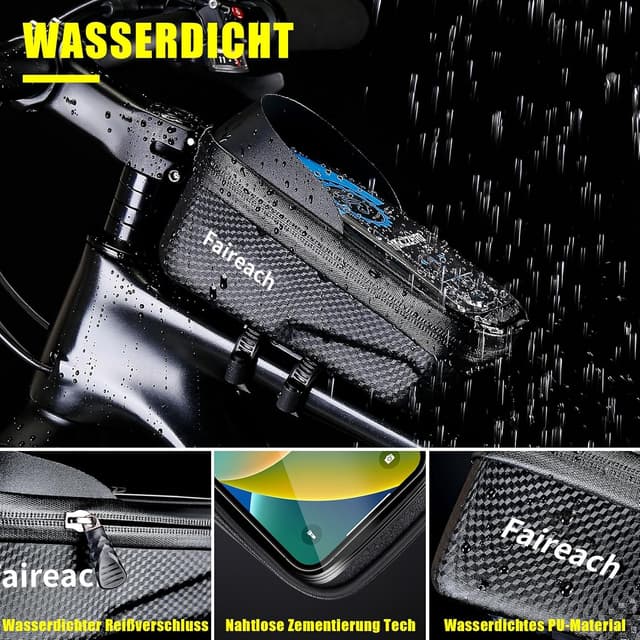 Detalle 2 de Faireach Rahmentasche Wasserdicht für 5,5-7 Zoll