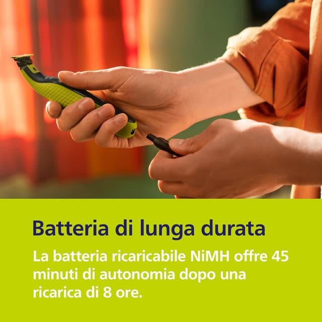 Thumbnail 3 de Philips QP2724/31 OneBlade 45 min di autonomia