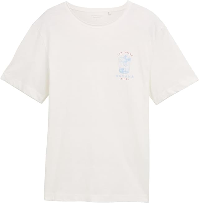 Detalle 2 de Tom Tailor 1046755 T-Shirt da uomo con maniche corte