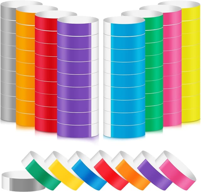 Detalle de WIURGOHA event wristbands, 1600 pack